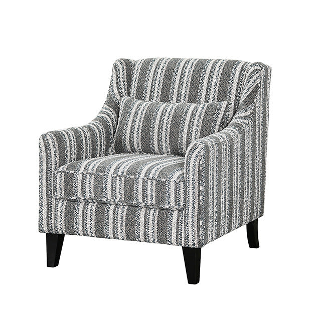 Viviani Accent Chair, Stripe