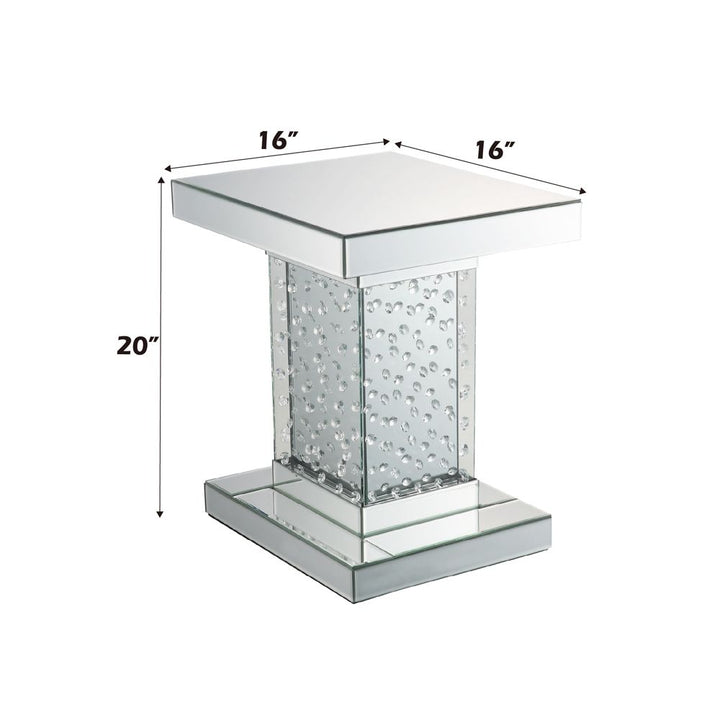 Nysa End Table – dimensions diagram