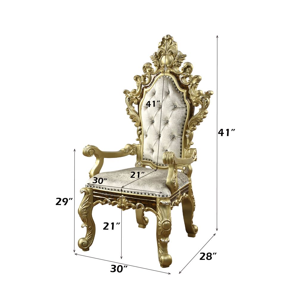 Desiderius Arm Chair (Set-2) – dimensions diagram