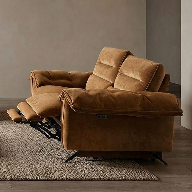 Morley Power Loveseat, Sienna Brown - view 7