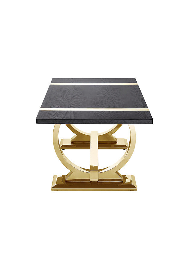 Horsham Coffee Table, Black/Gold - view 3