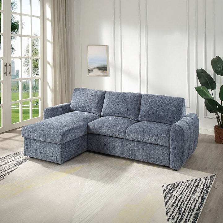 Nuriel Reversible Sectional Sofa w/Sleeper &amp; Storage
