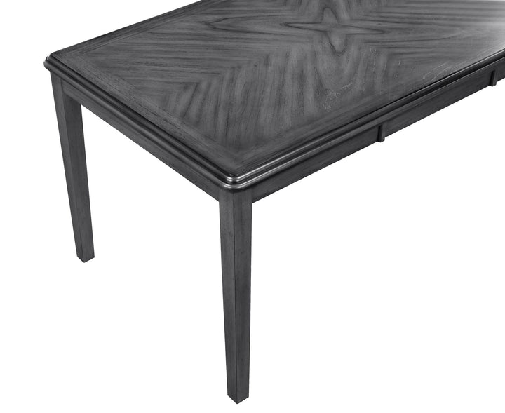Gia 5 Pc 60" Dining Table &amp; 4 Chairs-Gray