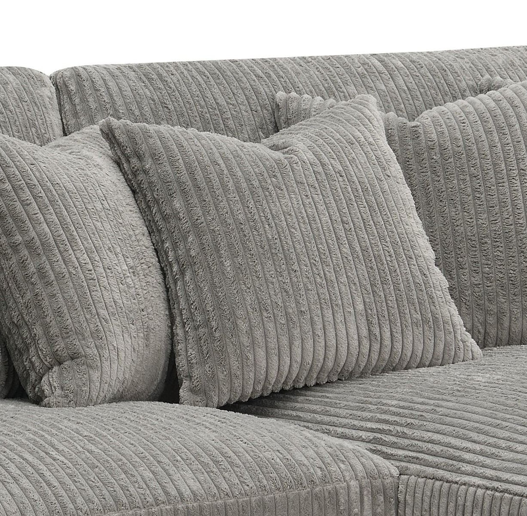 Tavia Reversible Sectional Sofa W/6 Pillows – view 7
