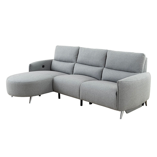 Galten Power Sectional, Gray - view 3