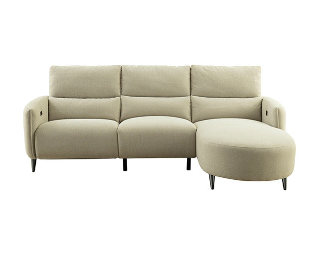 Galten Power Sectional, Latte