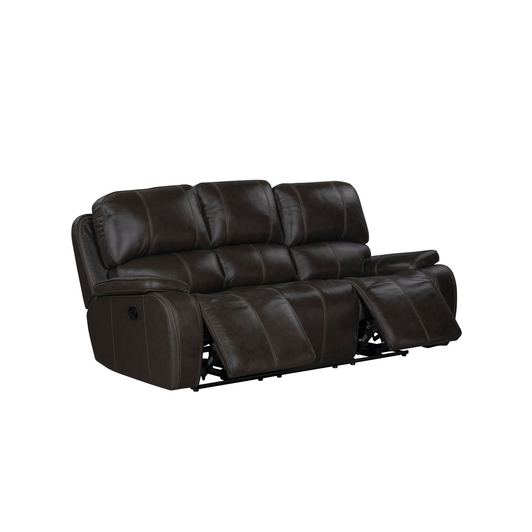 Brookings  Sofa W/dual Recliner-Charcoal
