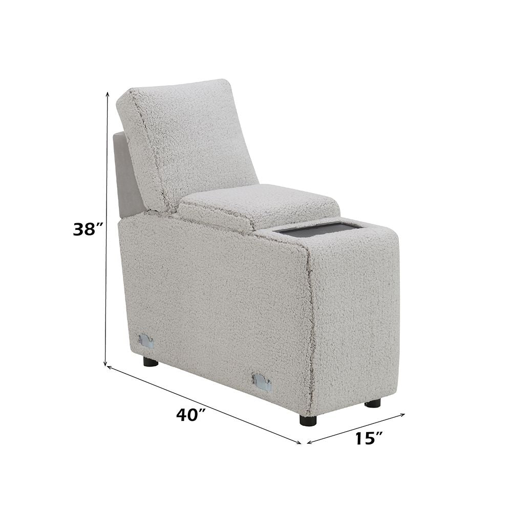 Tarrance Modular Console w/Wireless Charging & USB – dimensions diagram
