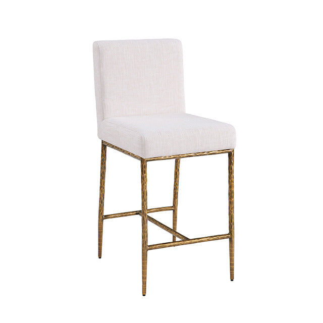Rilva Counter Ht. Stool, Matte Gold