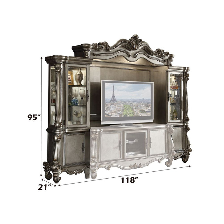 Versailles Entertainment Center – dimensions diagram