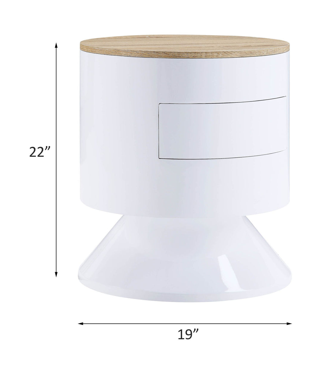 Otith Accent Table – line drawing