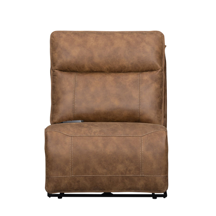 Kyra Armless Recliner W/pwr Hr, Fr, Massage, Heat-Saddle