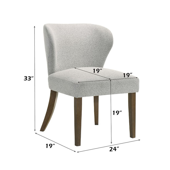 Dillon Side Chair (Set-2) – dimensions diagram