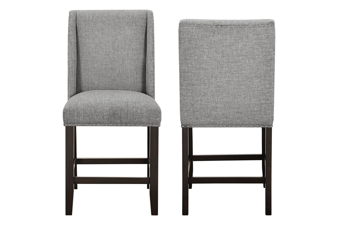 Faust Counter Chair (2 Per Carton)-Gray