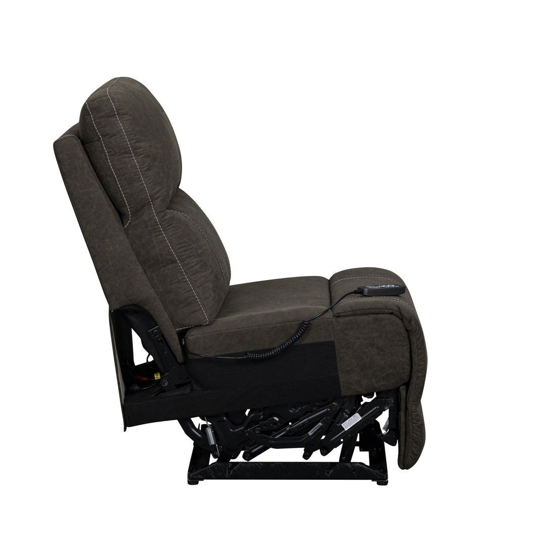 Gaia Armless Recliner W/pwr Hr, Fr, Massage, Heat-Sable