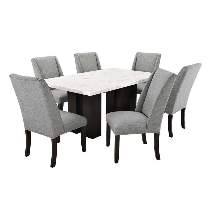 Faust Dining Chair (2 Per Carton)-Gray