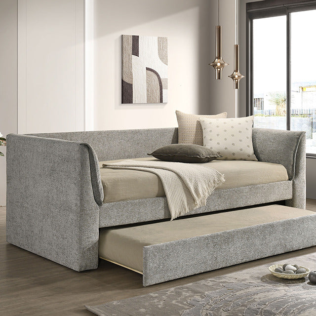 Upney Twin Daybed W/ Trundle, Slate Gray - view 2