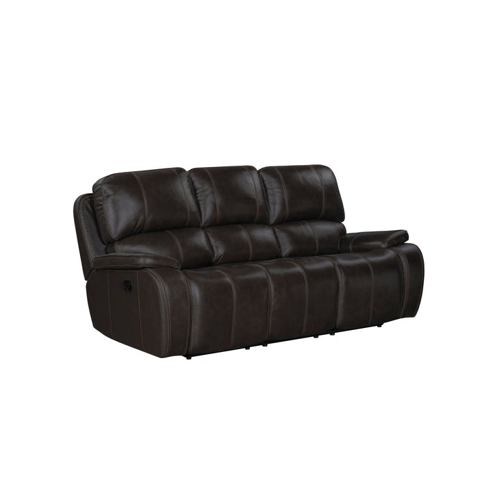 Brookings  Sofa W/dual Recliner-Charcoal