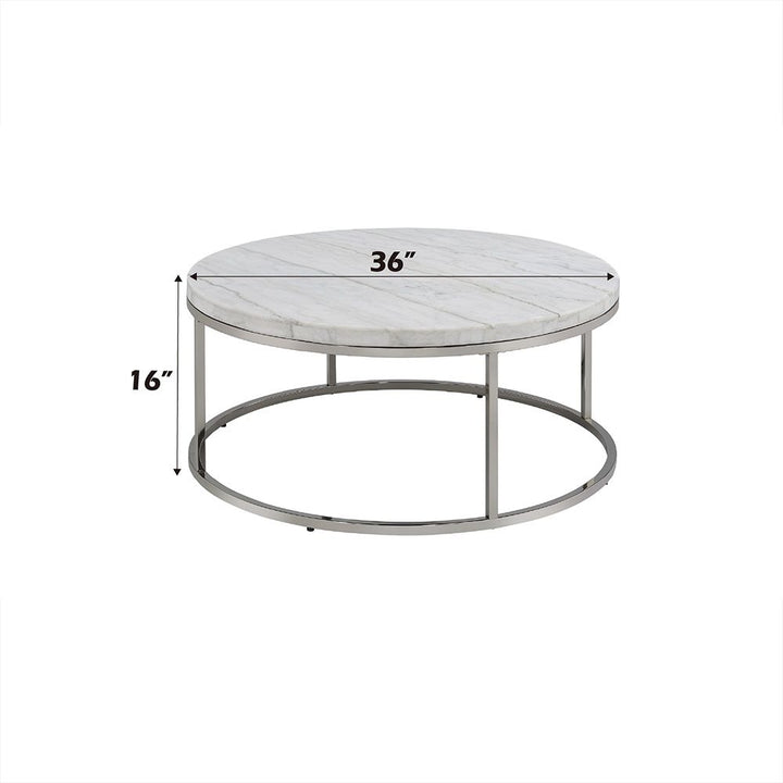 Zaidee Coffee Table with Marble