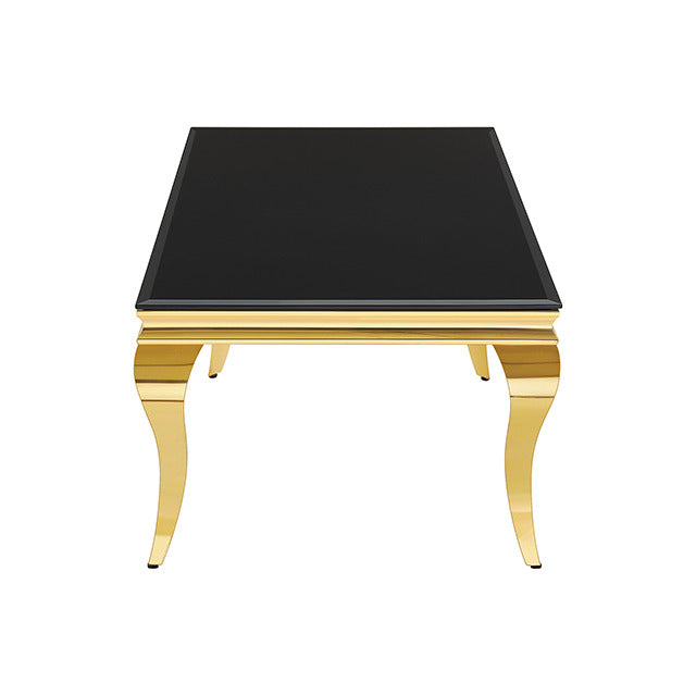Wetzikon Coffee Table, Black/Gold - view 3
