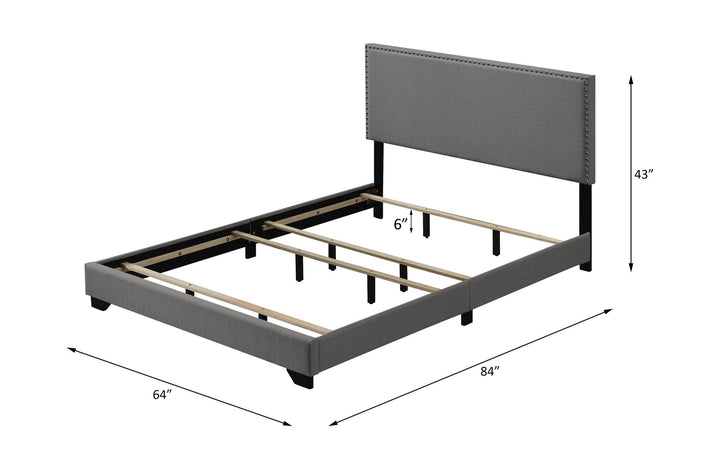 Leandros Queen Bed – line drawing