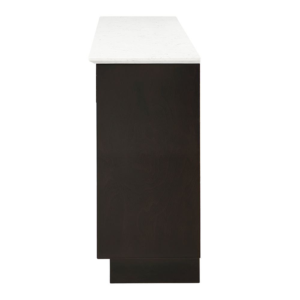 Jaramillo Server with Natural Marble Top & Fireplace