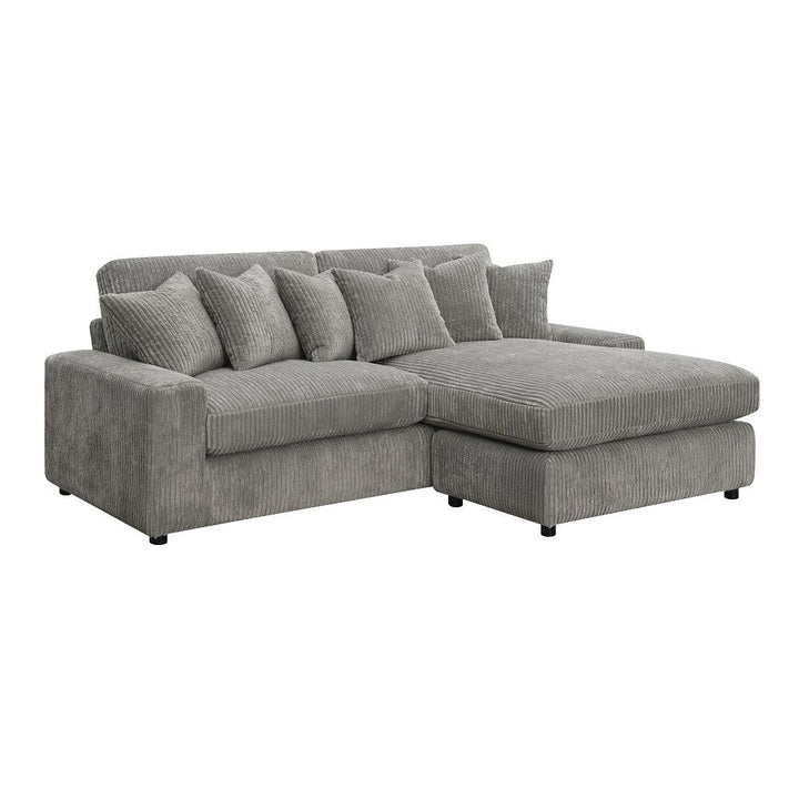Tavia Reversible Sectional Sofa W/6 Pillows – view 2