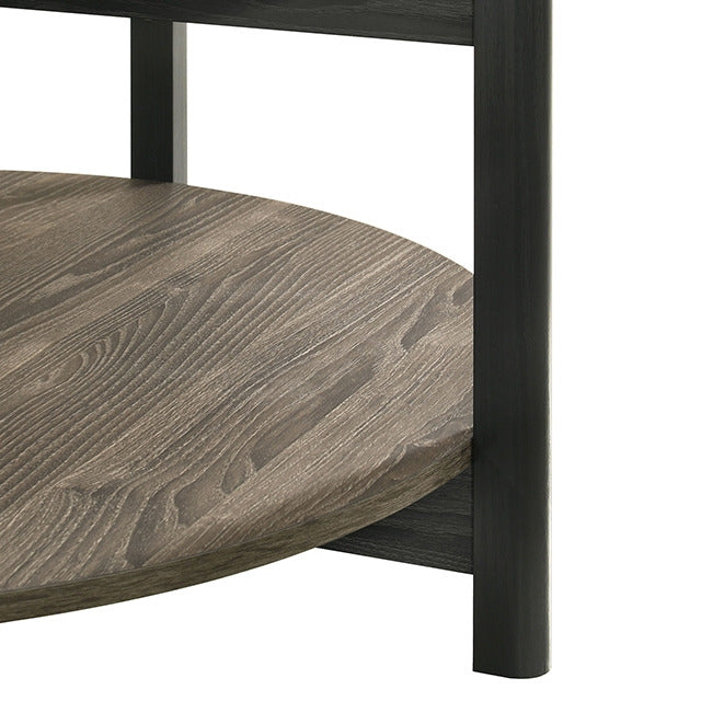 Hyde Round Coffee Table, Dark Gray - view 5