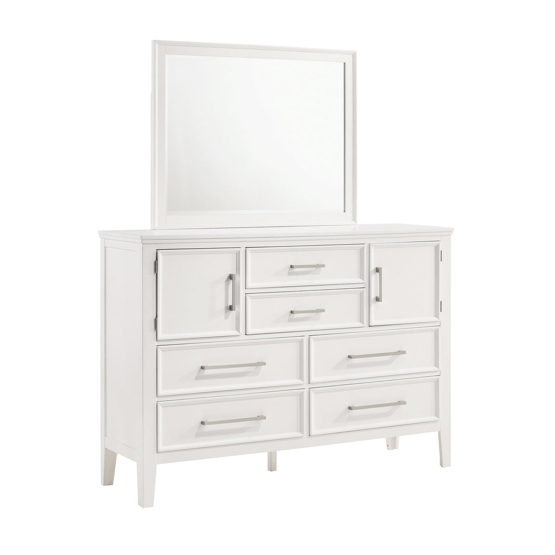 Andover Mirror-White