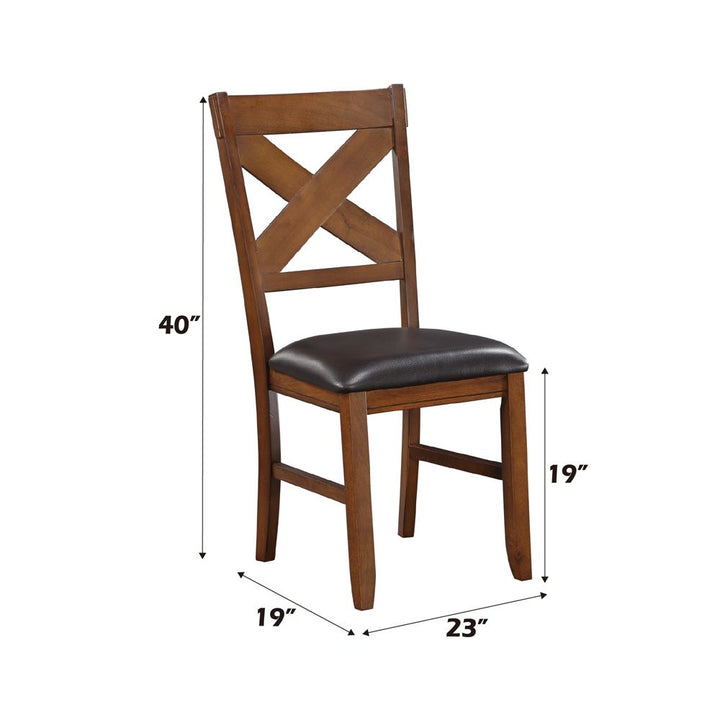 Apollo Side Chair (Set-2) – dimensions diagram