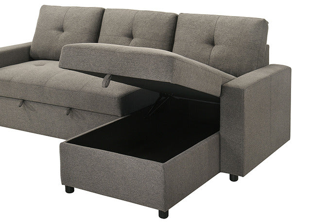 Giorgi Sectional W/ Pullout, Light Brown - view 2