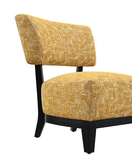 Aveni Accent Chair, Yellow - view 3