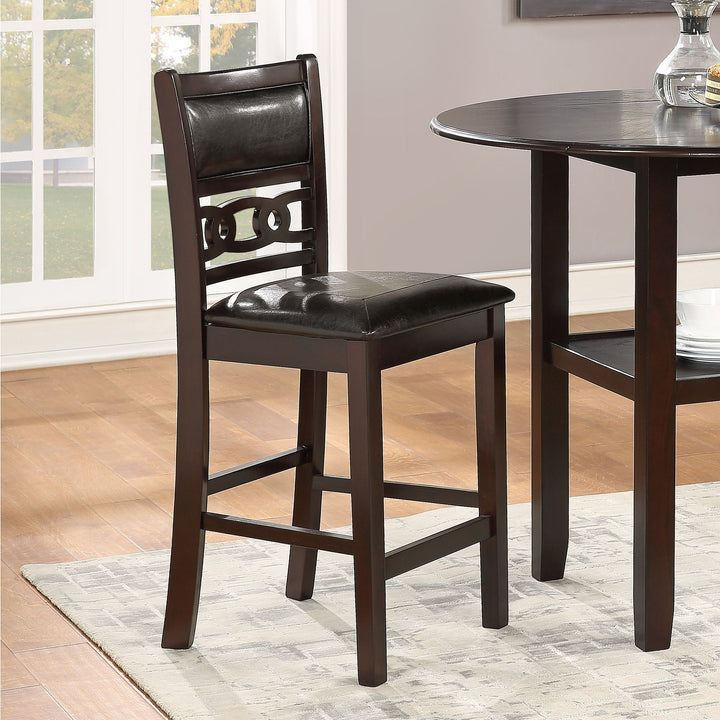 Gia Counter Chairs (2/ctn)-Ebony