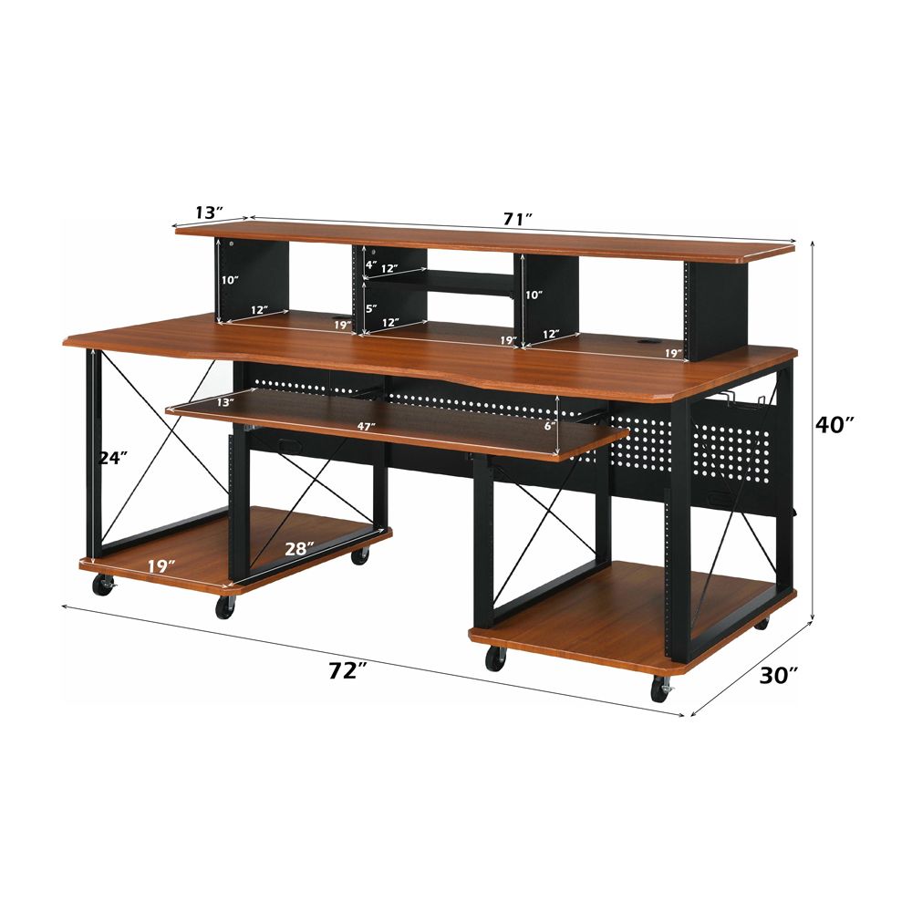 Megara Music Desk – dimensions diagram