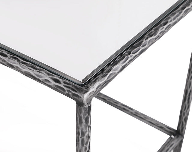Helma End Table, Gunmetal - view 5