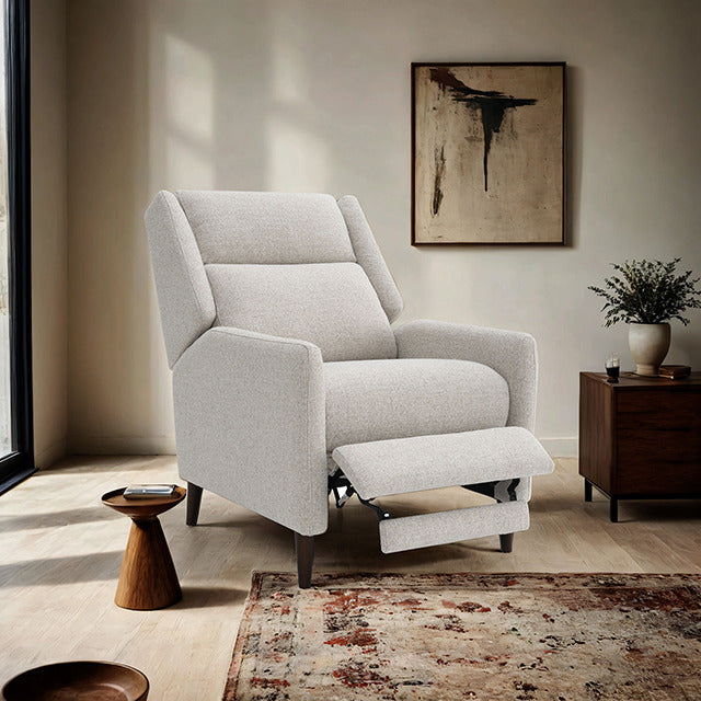 Psyche Pushback Recliner, Beige - view 9