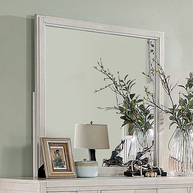 Berenice Mirror, White