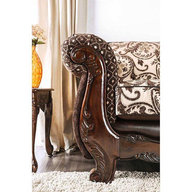 Quirino Sofa, Light Brown/Dark Brown - view 6