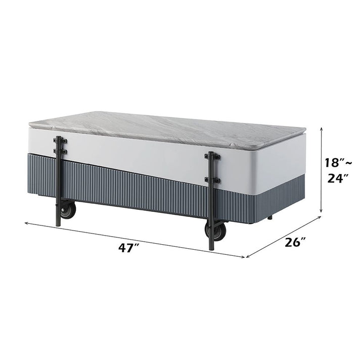 Wilkins Coffee Table W/Lift Top – dimensions diagram
