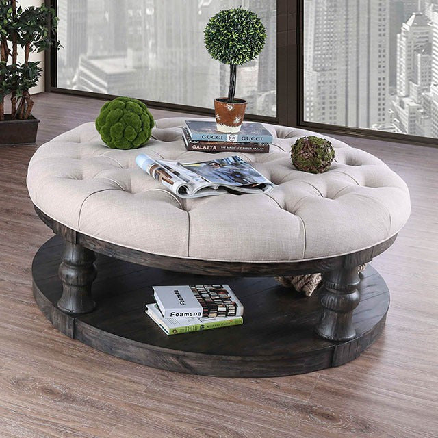 Mika Coffee Table, Antique Gray