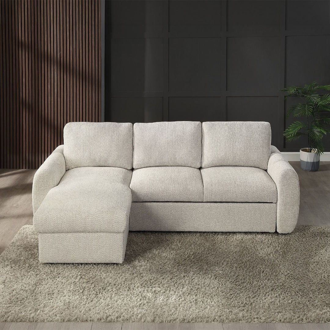 Nuriel Reversible Sectional Sofa w/Sleeper & Storage