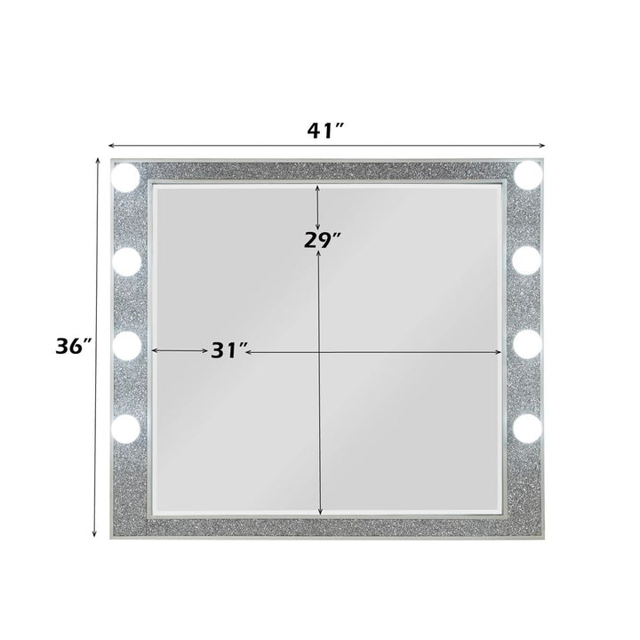 Sliverfluff Mirror W/Light – dimensions diagram