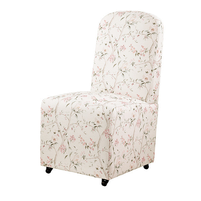 Canterbury Dining Chair, Chinoiserie White/Pink