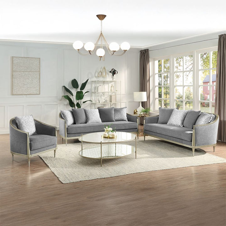 Fernando Loveseat with 4 Pillows