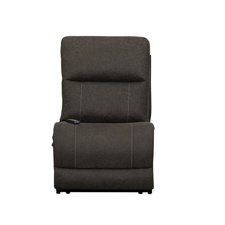 Gaia Armless Recliner W/pwr Hr, Fr, Massage, Heat-Sable