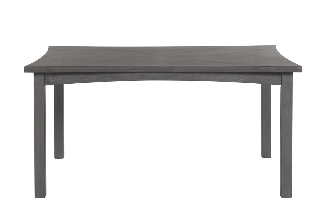 Flair  60" Dining Table & 4 Chairs (5 Pc Set)-Gray