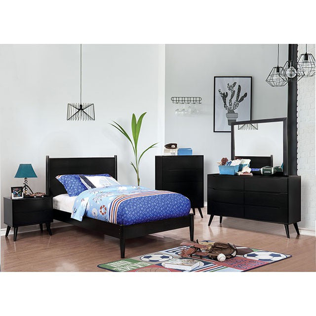 Lennart Rectangular Mirror, Black - view 2