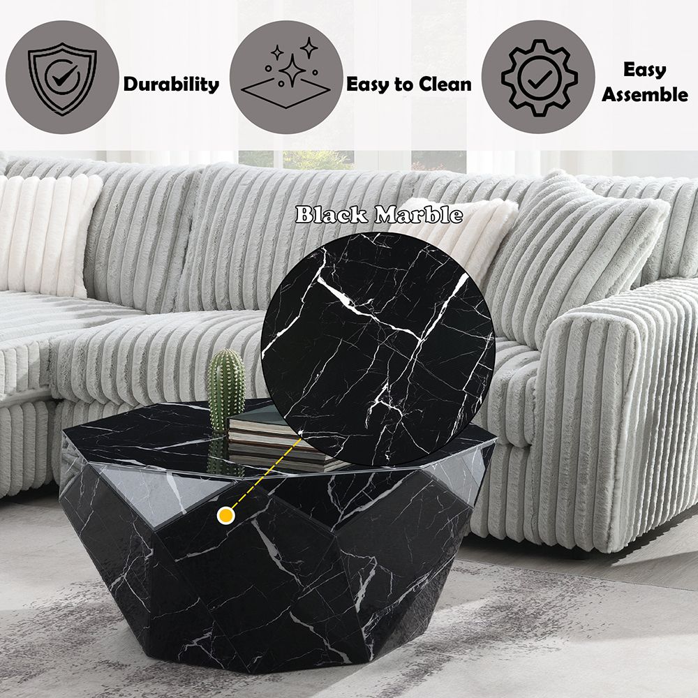 Dara Coffee Table – features callout