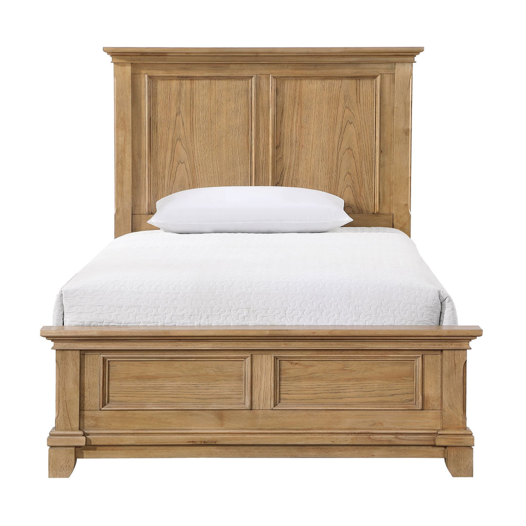 Sunstone 4/6 Full Panel Headboard-Honey