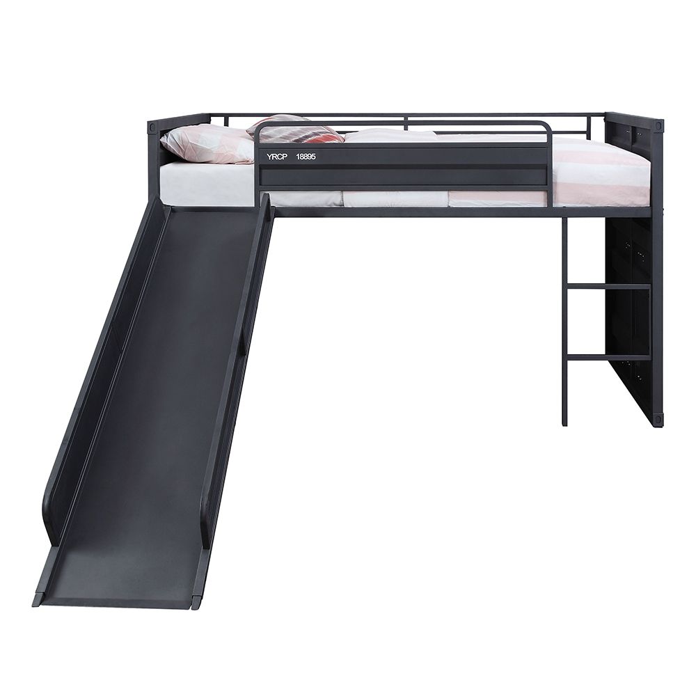Cargo Twin Loft Bed with Slide
